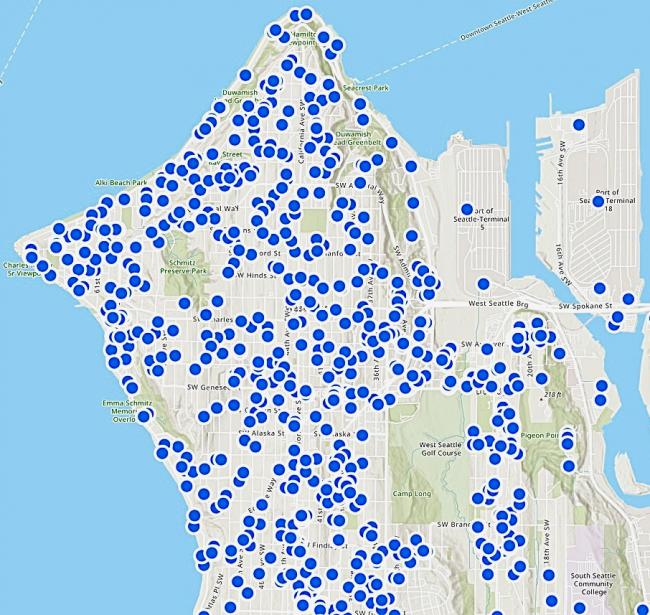 New Shaping Seattle Map for finding land use and construction permits